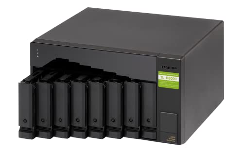 8 Bay Desktop JBOD Storage Enclosure with USB 3.2 Gen 2 Type-C D121