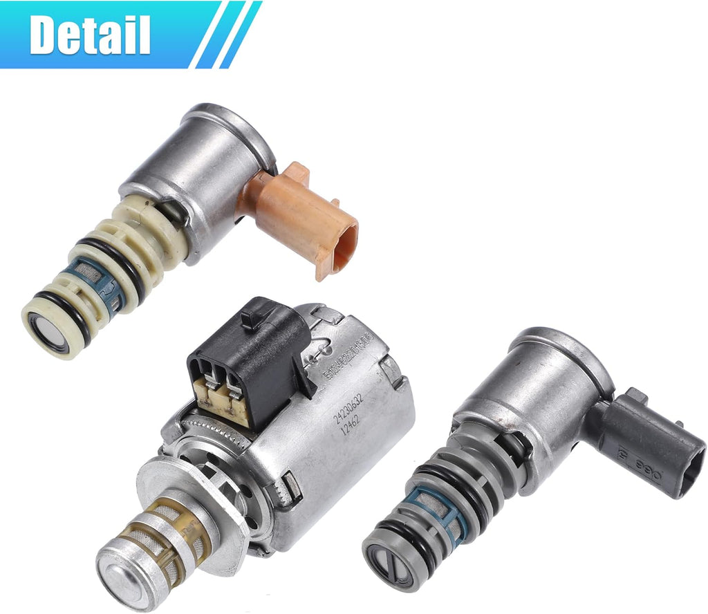 Transmission Shift Solenoid EPC TCC Kit for GM 4L60E, Pack of 5 Y359