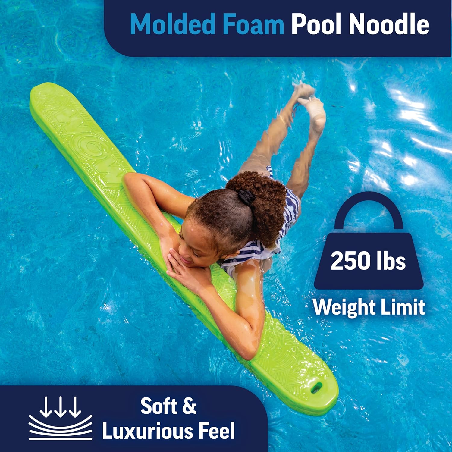 Green Vacation Mode Pool Noodle for Pools, Swimming & Floating O869