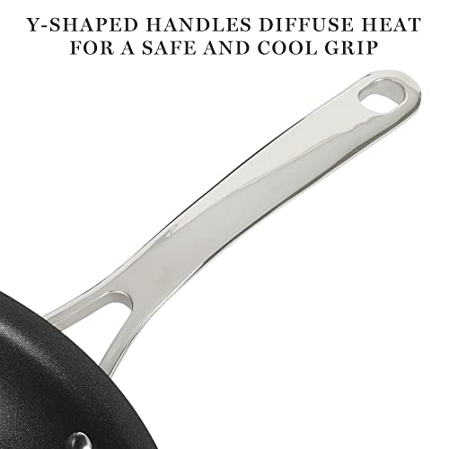 14 Piece Non-Stick Aluminum Cookware Set with Pots, Pans, and Tools W48097