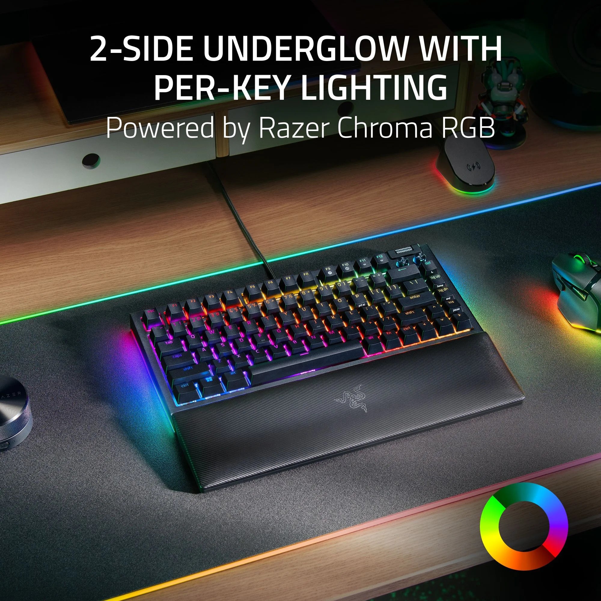 75% Hot-Swappable Mechanical Gaming Keyboard, RGB M24882