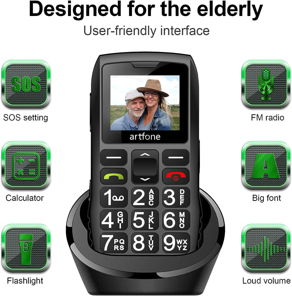 Big Button 4G Senior Mobile Phone with SOS and Loud Volume F5218