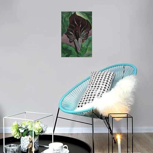 Red Flowers Aesthetic Poster Canvas Wall Art 12x18inch E745583