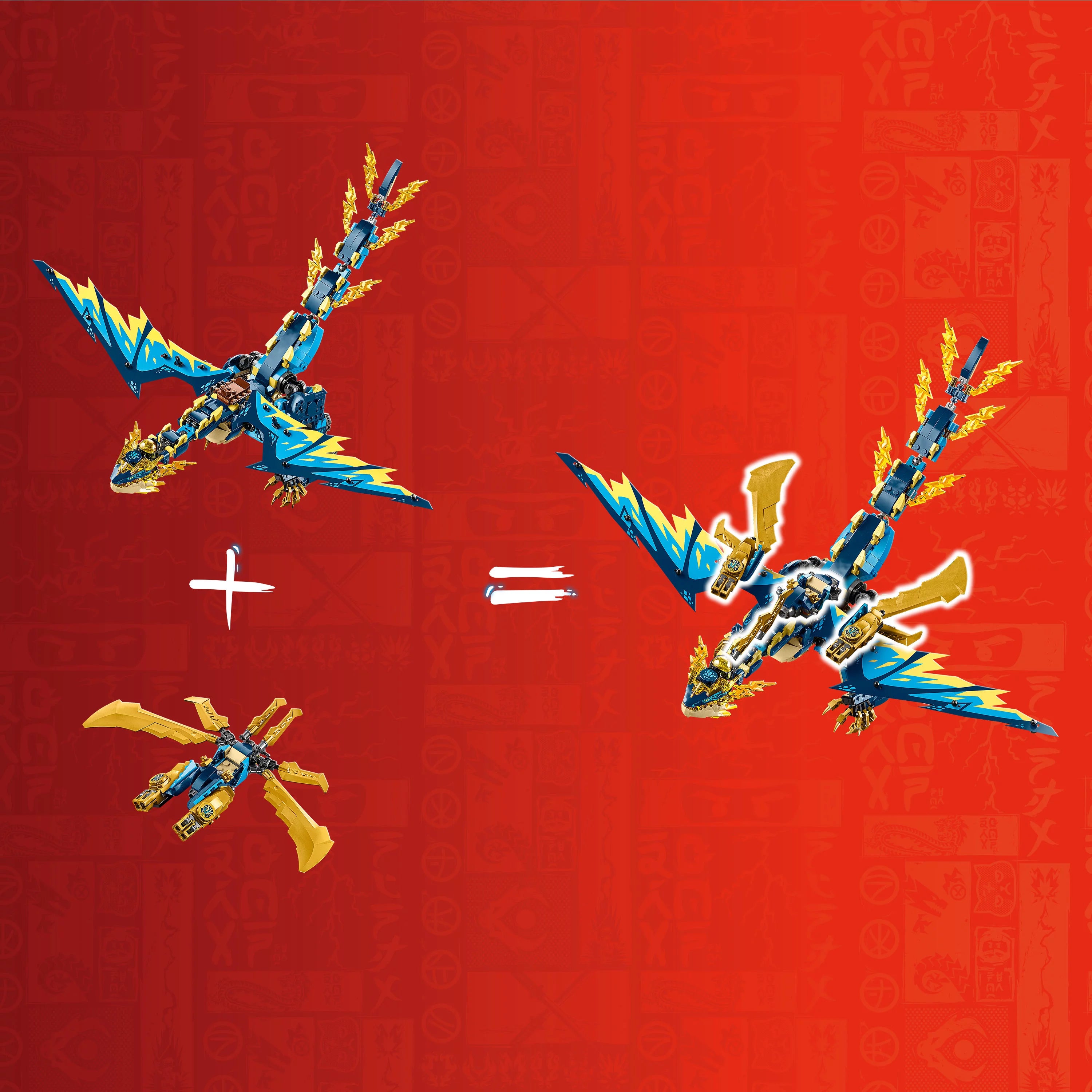 Elemental Dragon vs. The Empress Mech Building Toy Set R45895
