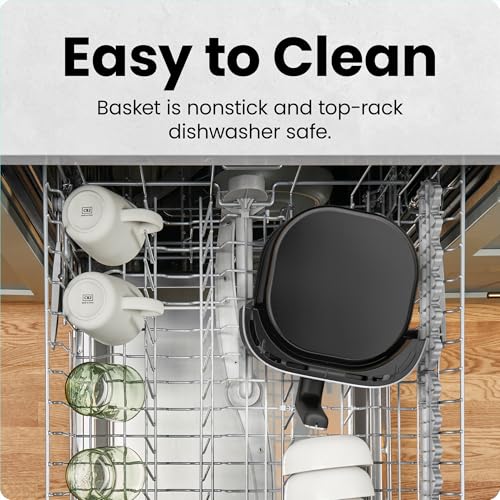 2 Qt Mini Air Fryer with Digital Timer and Nonstick Basket K944