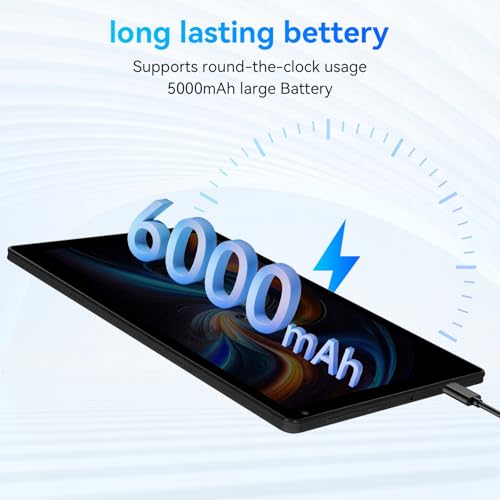 10.36 inch Android 14 Tablet, 16GB RAM 128GB, 8-Core HD Display, Dual Camera, Black H224683