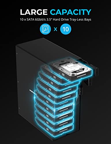 USB 3.2 5-Bay SATA Hard Drive Docking Station with USB-C 10Gbps A4585
