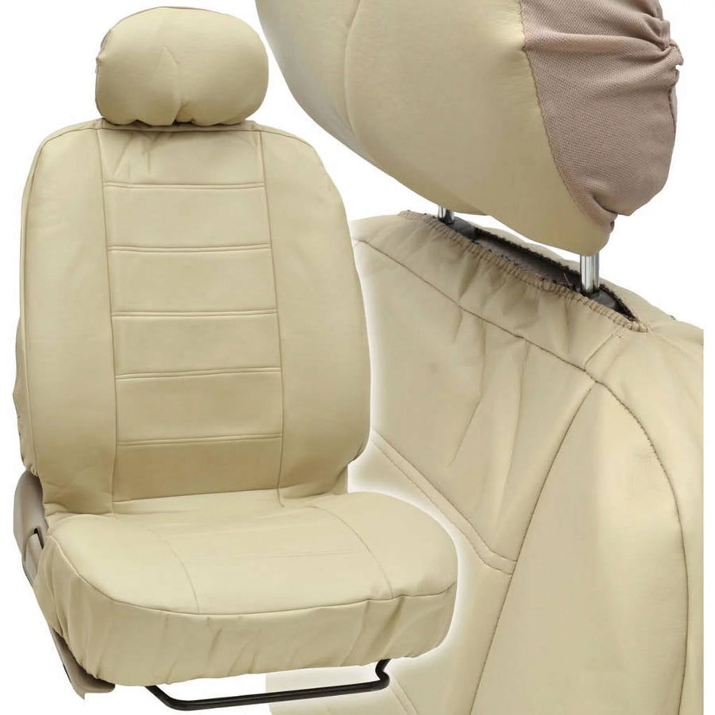 PU Leather Seat Covers for SUV and Van 3 Rows, Black M176
