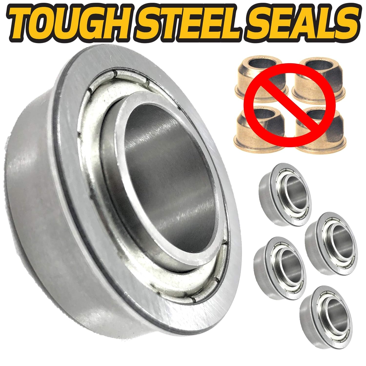 Stainless Steel Front Wheel Axle & Bearing Conversion Kit S1622