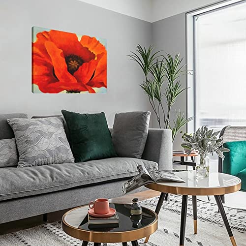Red Flowers Aesthetic Poster Canvas Wall Art for Bedroom Living Room Decor I1225