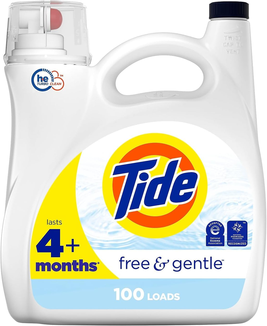 Free & Gentle Liquid Laundry Detergent, 107 Loads I7165
