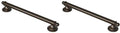 Moen YG2218ORB Brantford 18-Inch Designer Bathroom Grab Bar, Oil-Rubbed Bronze with Moen YG2224ORB Brantford 24-inch Designer Grab Bar, Oil Rubbed Bronze