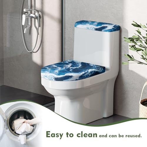 Christmas Toilet Lid and Tank Cover Set for Bathroom Decor K51670