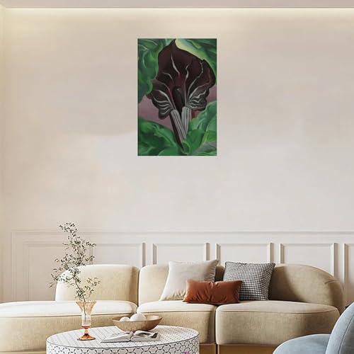 Red Flowers Aesthetic Poster Canvas Wall Art 12x18inch E745583
