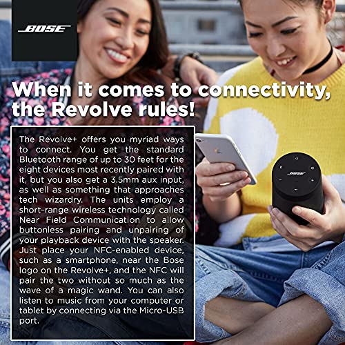 Portable Bluetooth Speaker with 360 Degree Sound, Water Resistant, Black T1155