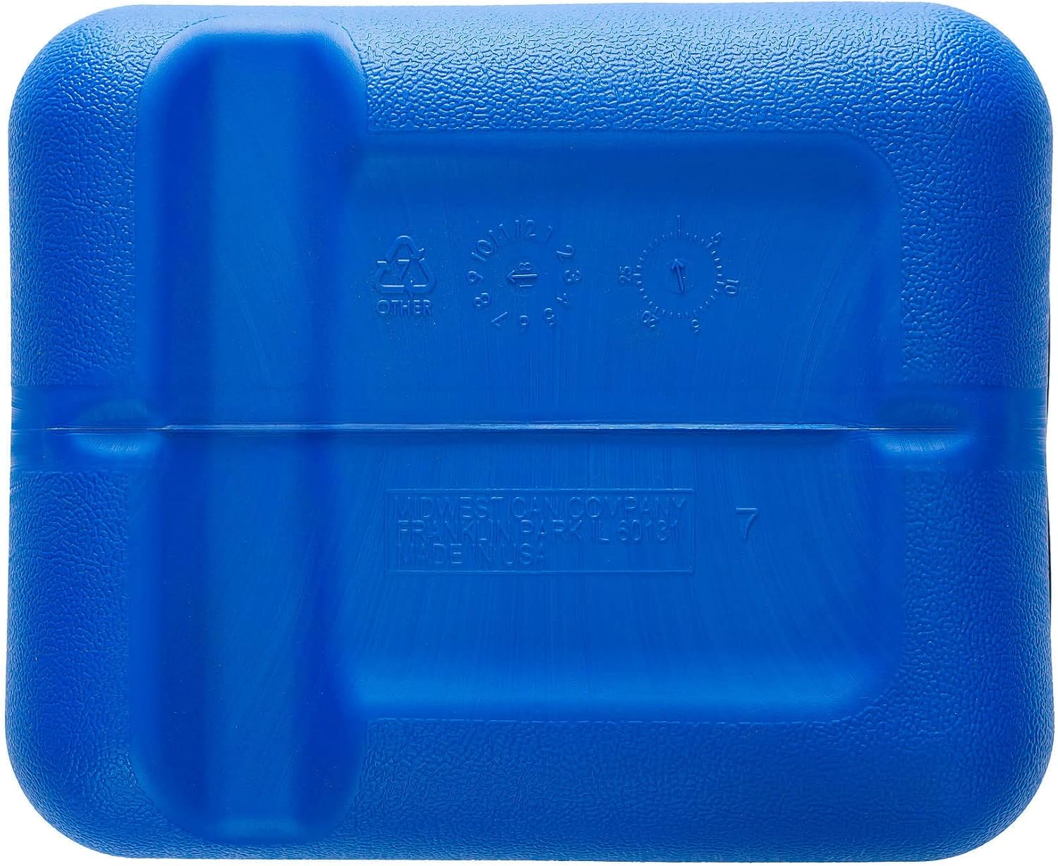 2-Gallon EPA & CARB Compliant Kerosene Gas Can Fuel Container with Flame Shield, Blue (4 Pack) S2632