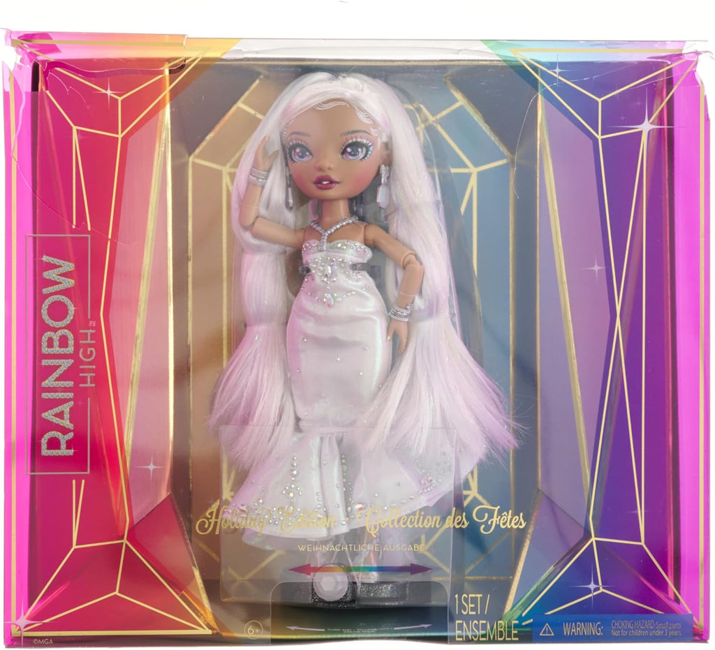 Rainbow High Doll with Multicolor Hair and Iridescent Gown O5195