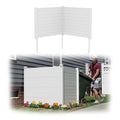 48"W X 48"H Air Conditioner Fence Privacy Screen, Pool Equipment Enclosure, Privacy Fence Panels For Outside, Trash Can Privacy Fence Outdoor With Ground Stakes, Garden Fence, Outdoor Privacy Screens(