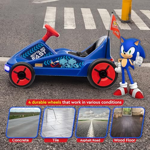 6V Electric Go Kart for Kids, Ride-On Toy with Remote Control P11277
