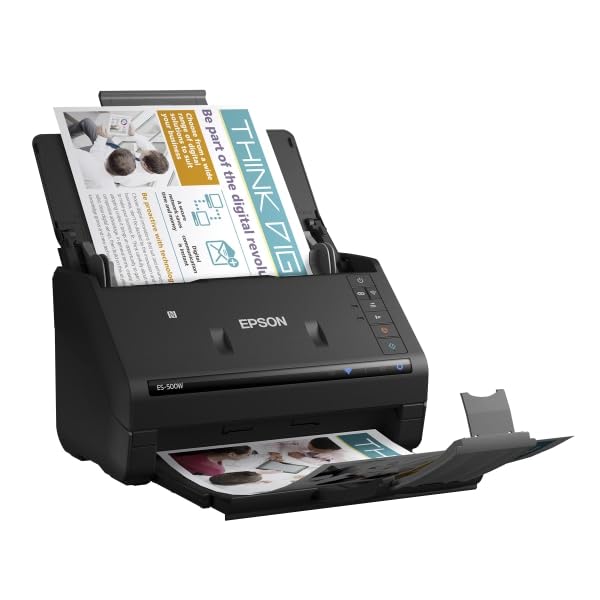 Wireless Color Duplex Desktop Document Scanner with Auto Document Feeder A1004