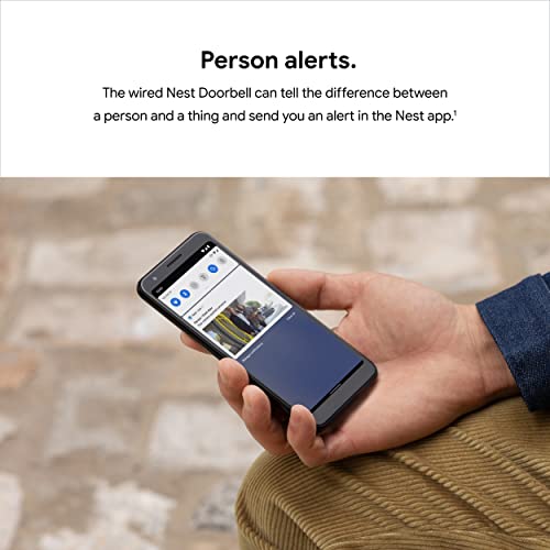 Video Doorbell with 24/7 Streaming, HDR Video, Night Vision, and Person Alerts E394790