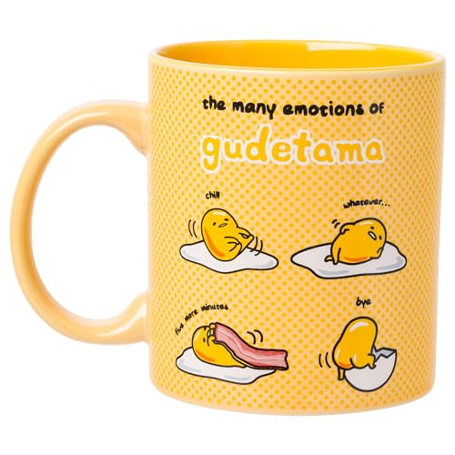 Sanrio Gudetama Lazy Egg Ceramic Mug, 20 Ounces M884