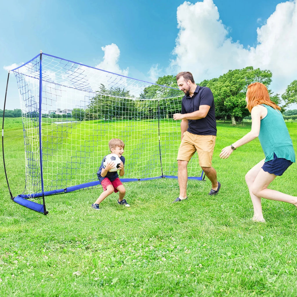 Portable Soccer Goal 12 x 6 ft for Backyard Training W2686