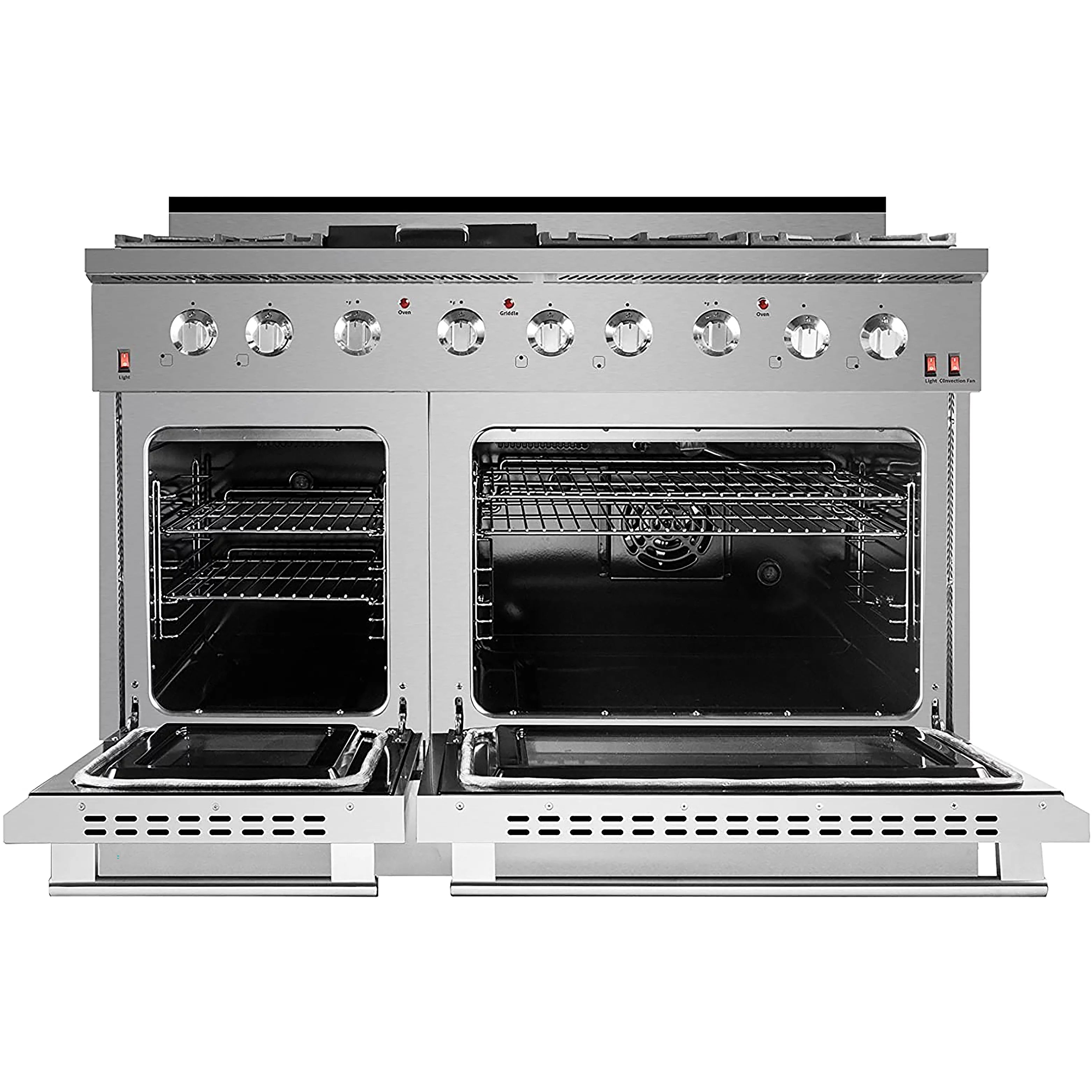 48" Stainless Steel Propane Gas Range with Convection Oven L228337