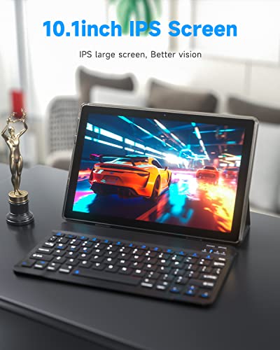 Android Tablet 10 Inch with Keyboard, Mouse, Stylus, 128GB ROM 6GB RAM N54250