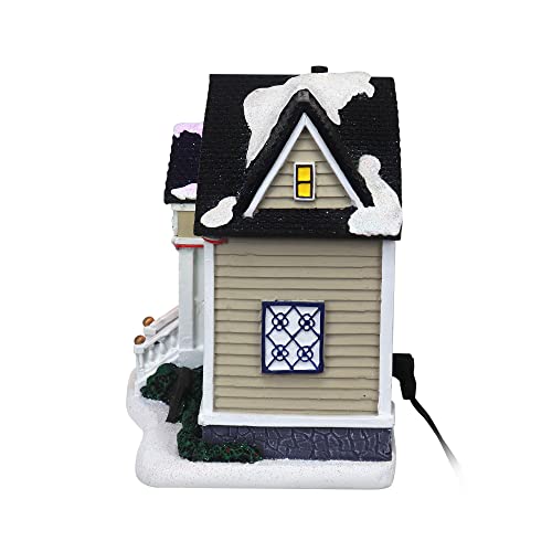Lighted Musical Christmas Village Collectible Houses U181