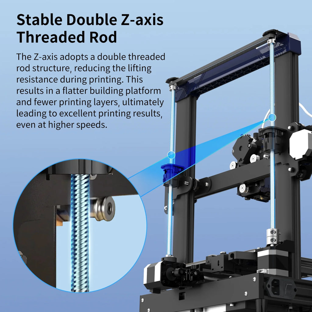 3D Printer, Auto Leveling, 8.7"x8.7"x9.84" W927114