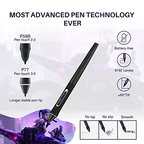 15.6 Inch Graphics Drawing Tablet with Screen Full-Laminated Display O4842