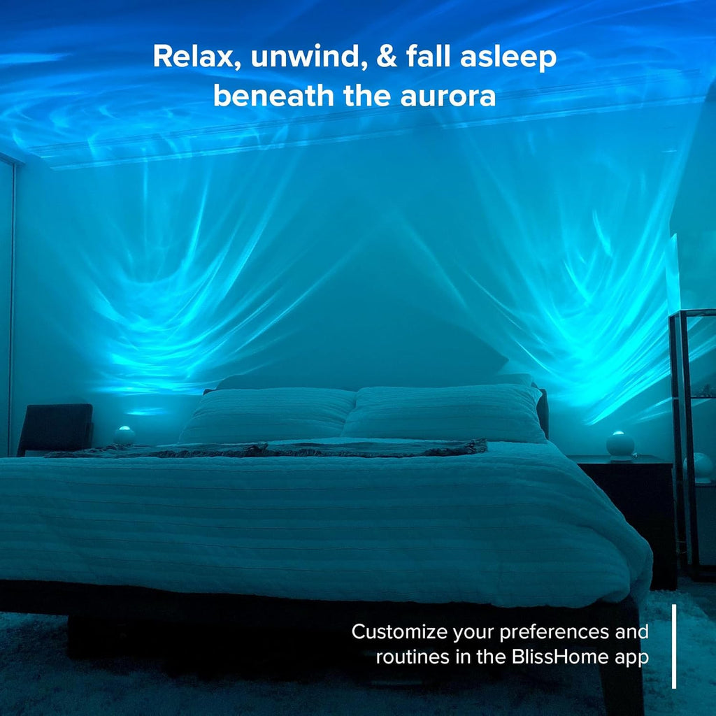 LED Aurora Projector for Bedroom Relaxation and Night Light A286