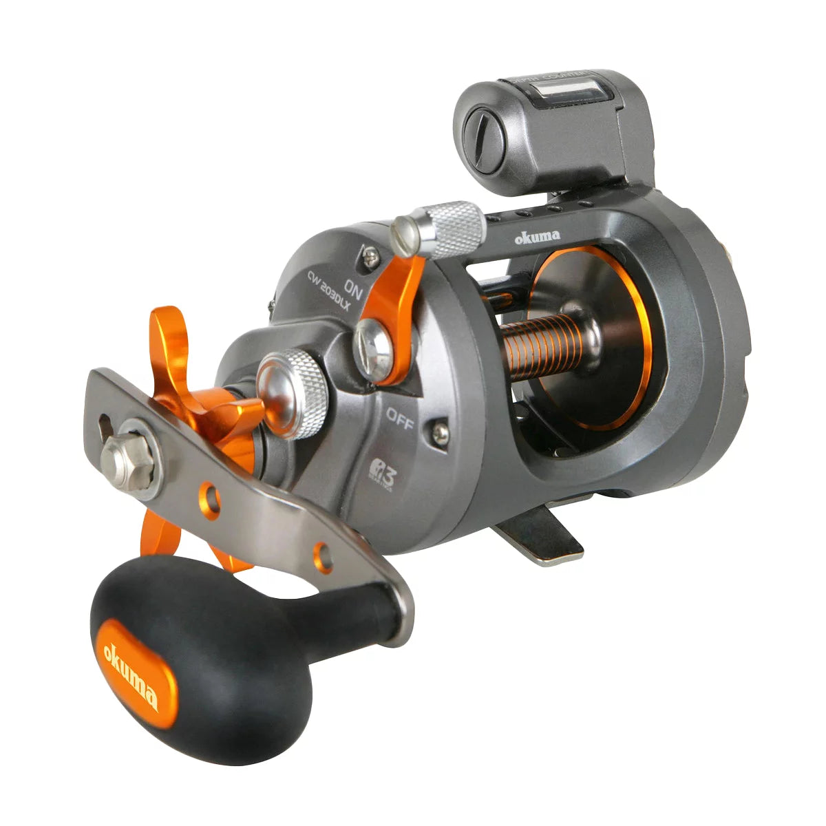 Cold Water Star Drag Line Counter Fishing Reel, Left Hand T552935