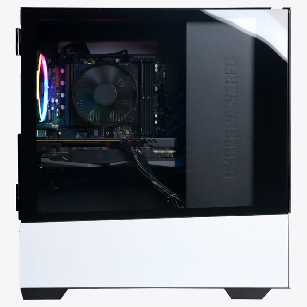 Gaming Desktop Computer, AMD Ryzen 7, 32GB RAM, 2TB SSD, RTX 4060 Ti, Windows 11, White X2880