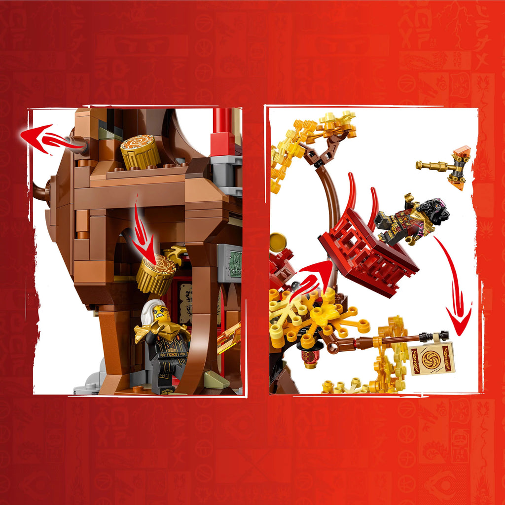 NINJAGO Temple of the Dragon Energy Cores Building Toy with 6 Minifigures O545