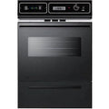 Summit Appliance TEM721DK 220V 24 in. Single Electric Wall Oven - Black Glass