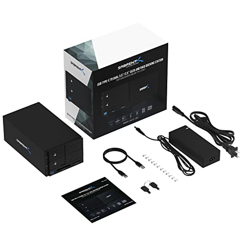 USB 3.2 5-Bay SATA Hard Drive Docking Station with USB-C 10Gbps A4585