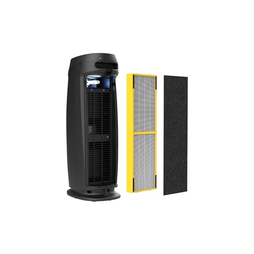 Air Purifier with HEPA Filter for Large Rooms, Removes Smoke, Pet Dander, Pollen, and Odors T1048