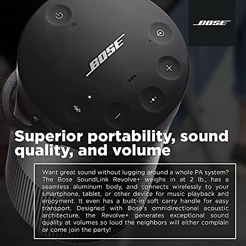 Portable Bluetooth Speaker with 360 Degree Sound, Water Resistant, Black T1155