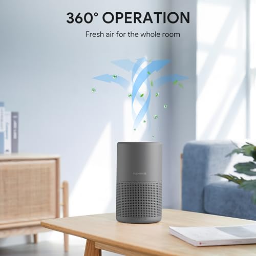 H13 True HEPA Air Purifier for Bedroom, Quiet with Night Light V933