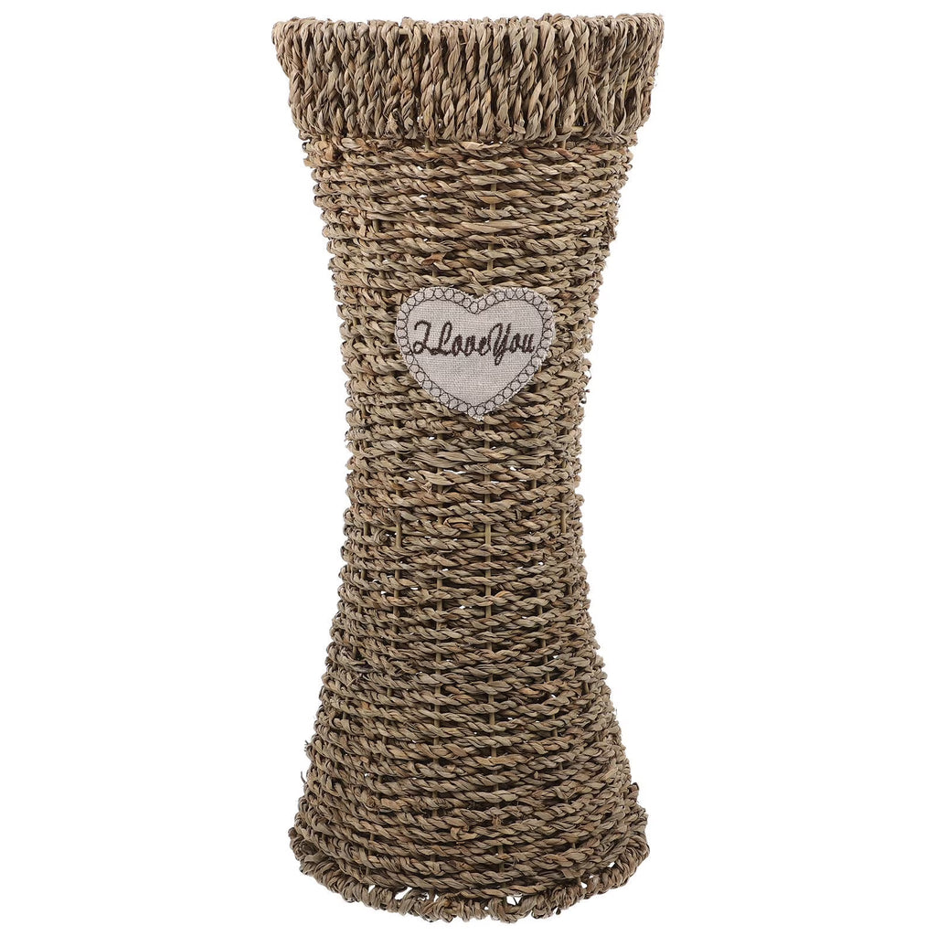 Seagrass Woven Vase Creative Flower Basket Tall Rattan Floor