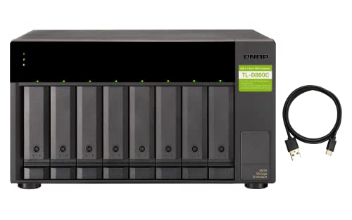 8 Bay Desktop JBOD Storage Enclosure with USB 3.2 Gen 2 Type-C D121