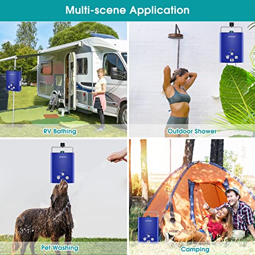 Portable Propane Water Heater for RV Camping Shower P601