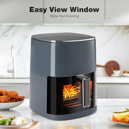 Air Fryer 6 Quart with Window, 12-in-1 Cooking Functions B62299