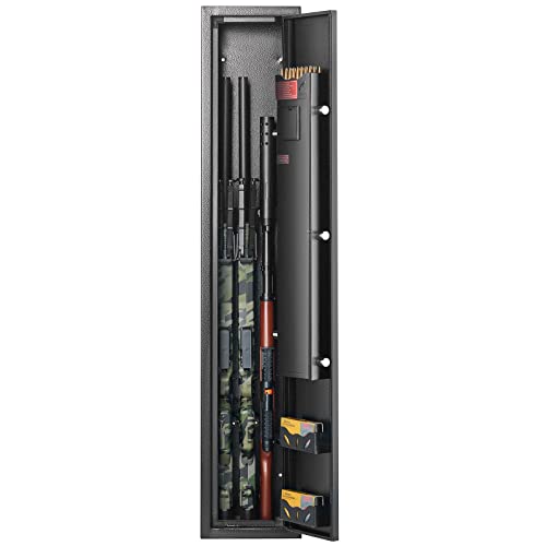 6-8 Rifles Gun Safe with Fingerprint & Digital Keypad Lock T236353