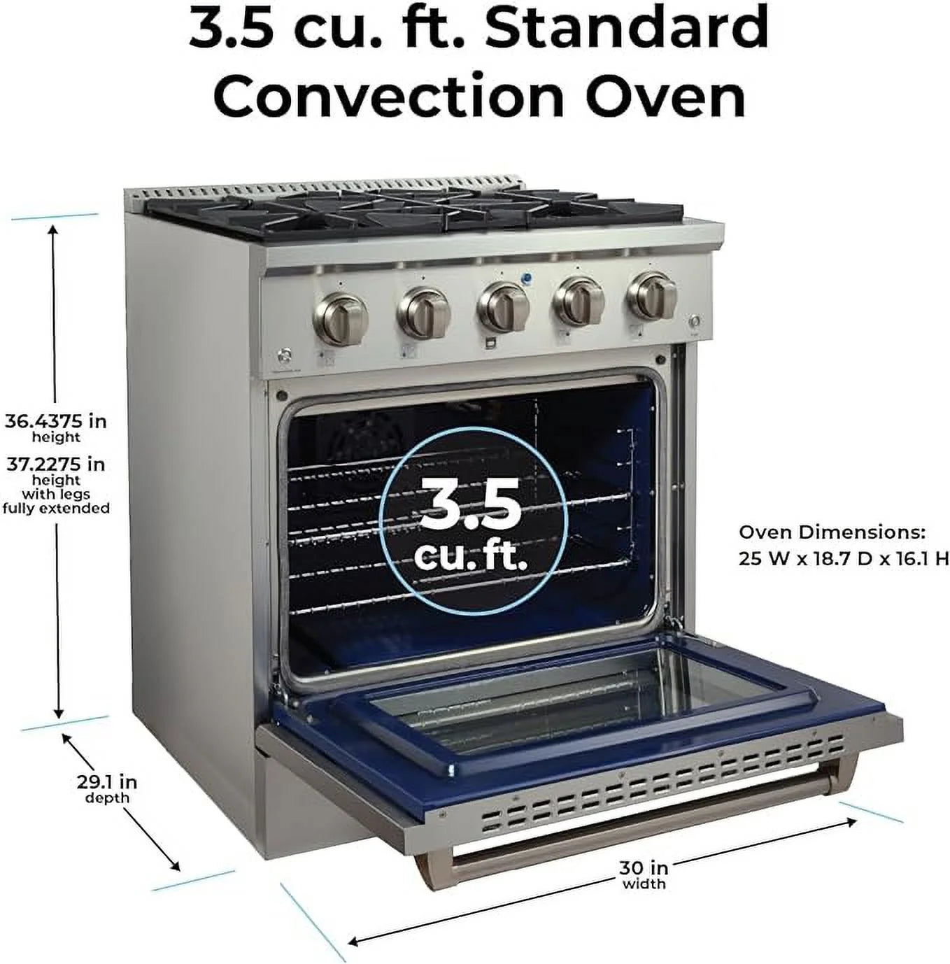 Gas Range with Convection Oven I122