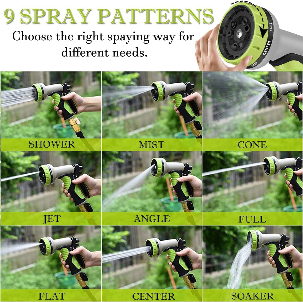 Expandable Garden Hose 50ft with 9 Function Nozzle L223692