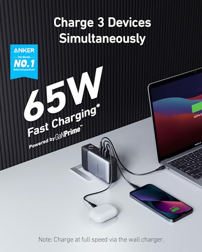 10,000mAh 30W USB-C Portable Charger with 65W Wall Charger C107081