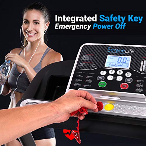 Folding Treadmill for Home Walking and Running with LCD X8597